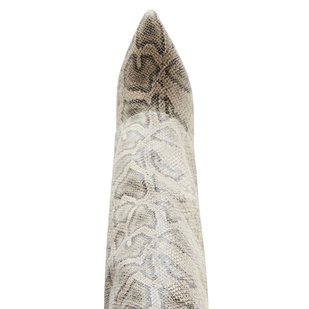 Snakeskin Patterned Boot